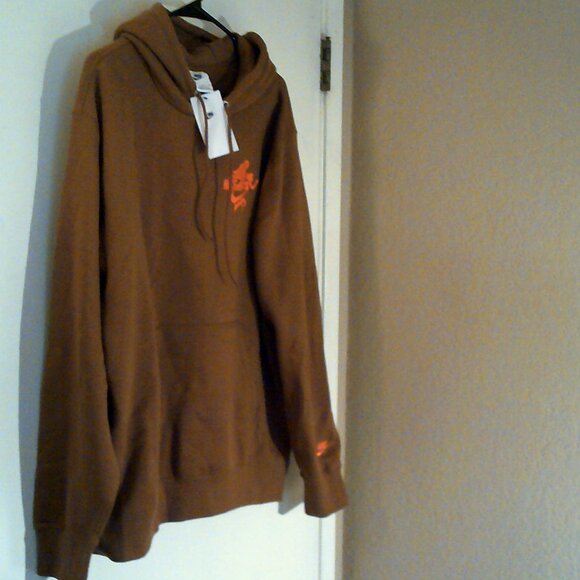 NEW NIKE RUNNING "Greek Godness Hoodie" MEN'S LIGHT BRITISH TAN P/O L FZ0903-281 - Picture 7 of 11